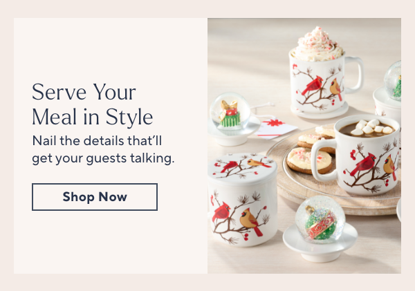 Serve Your Meal in Style