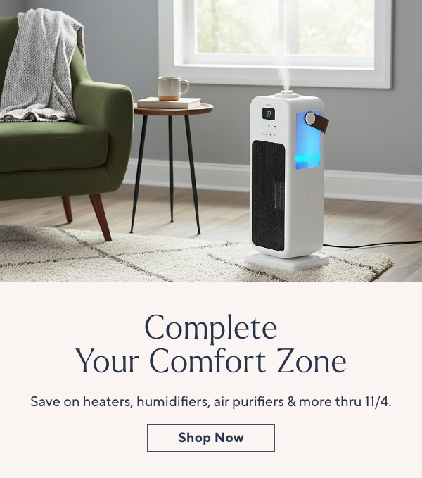 Heaters, Fireplaces, Humidifiers, Air Purifiers on Sale