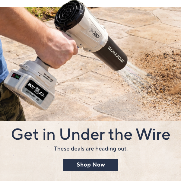 Get in Under the Wire