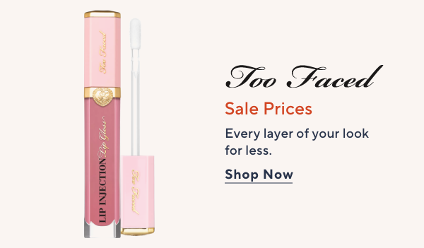too faced sale