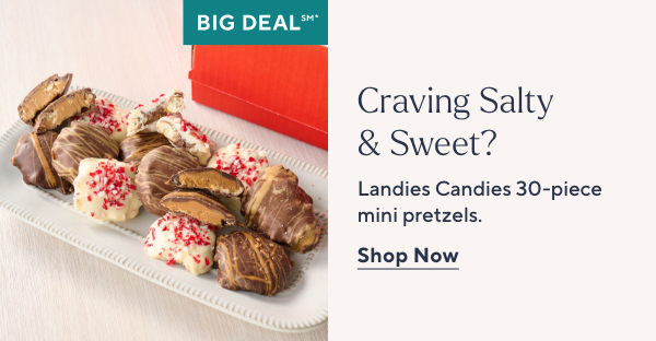 Landies Candies 30pc Holiday Pretzelettes in Gift Box