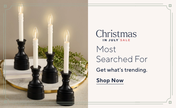 Christmas in July Most Searched For