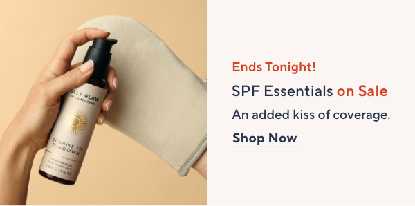 SPF sale ends tonight