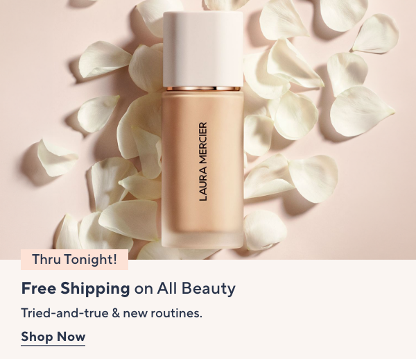 Free Shipping on All Beauty