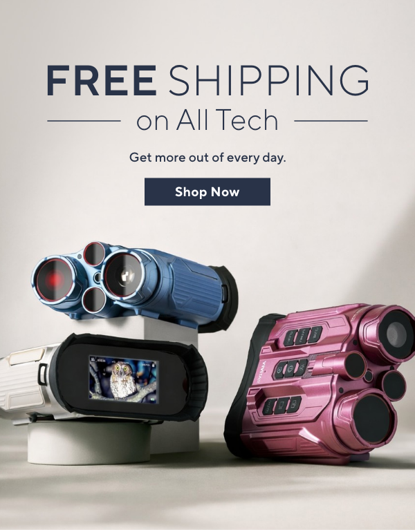 Free Shipping on All Tech
