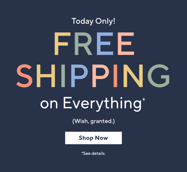 free shipping on everything