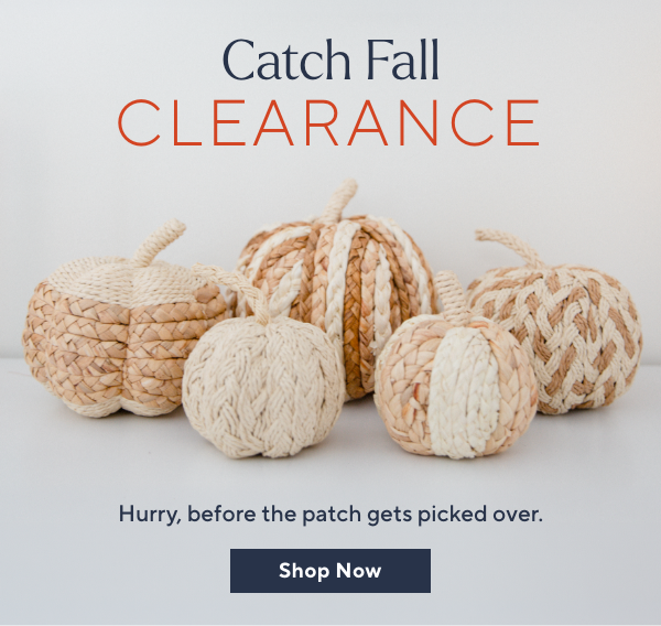 fall clearance