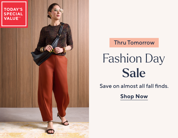 Thru Tomorrow - Fashion Day Sale