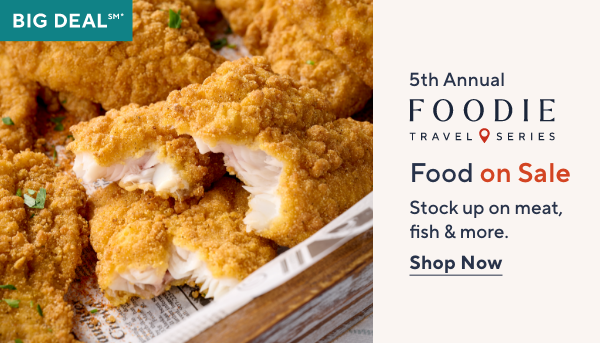 5th Annual Foodie Travel Series - Food on Sale