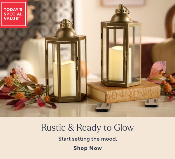 rustic & ready to glow