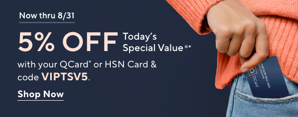 Now thru 8/31 - 5% Off TSVs