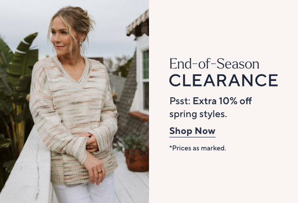 End-of-Season Clearance