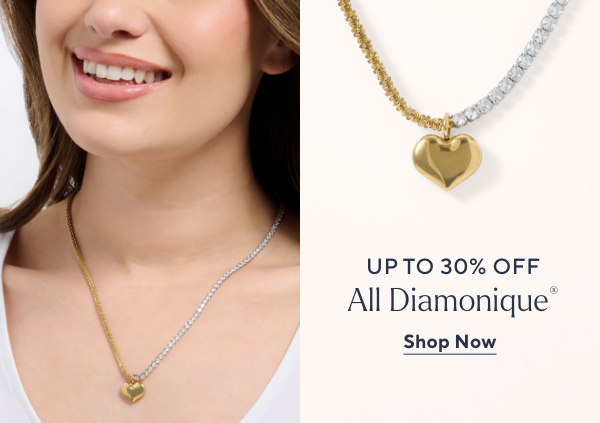 up to 30% off diamonique