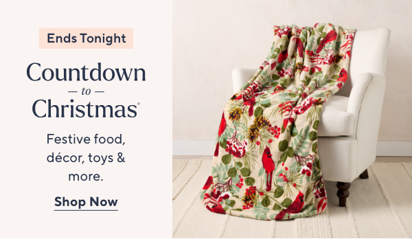 Ends Tonight - Countdown to Christmas