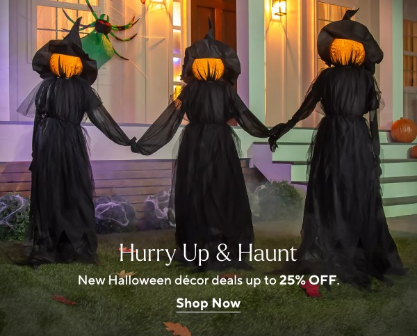 Halloween Decor up to 25% Off