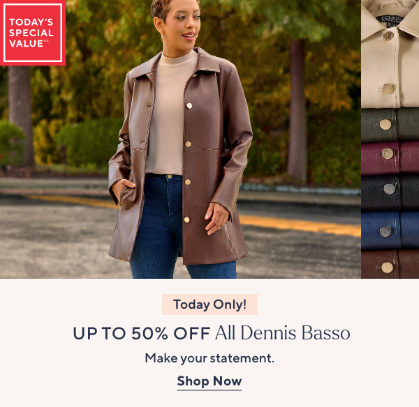 up to 50% off dennis basso