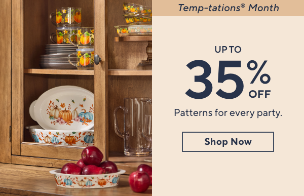 Up To 35% Off Temp-tations