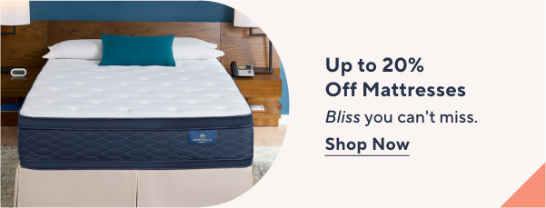 up to 20% off mattresses