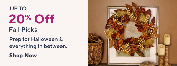 Fall Decor Sale up to 20% Off