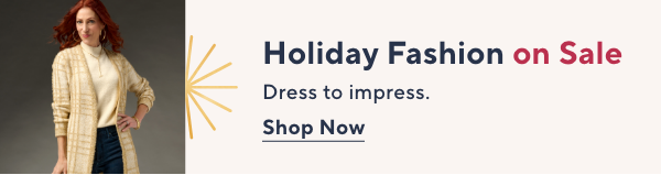 holiday fashion sale