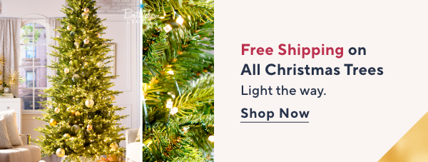 free shipping on all christmas trees