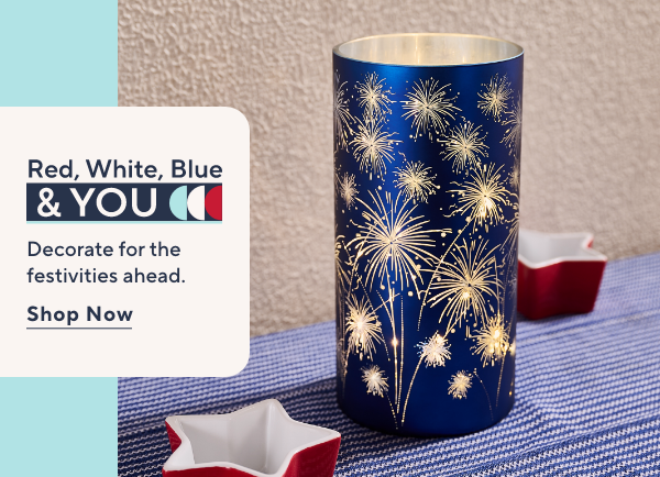 red white & blue 