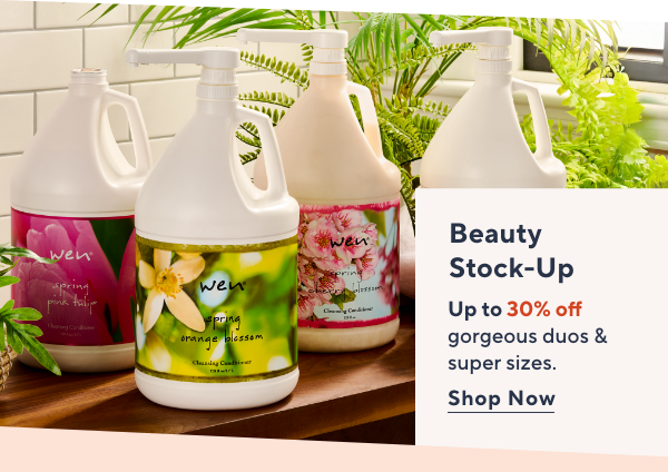 beauty stock up 