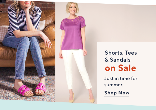 shorts tees sandals