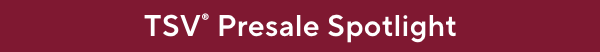 tsv presale
