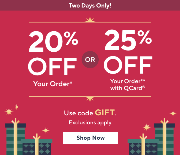20-25% off 
