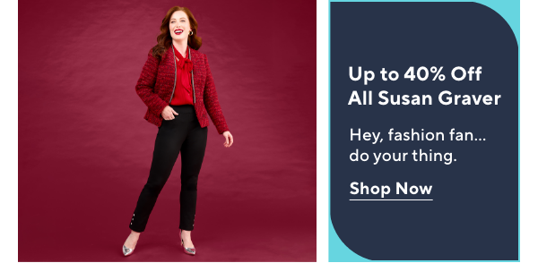 up to 40$ off all susan graver