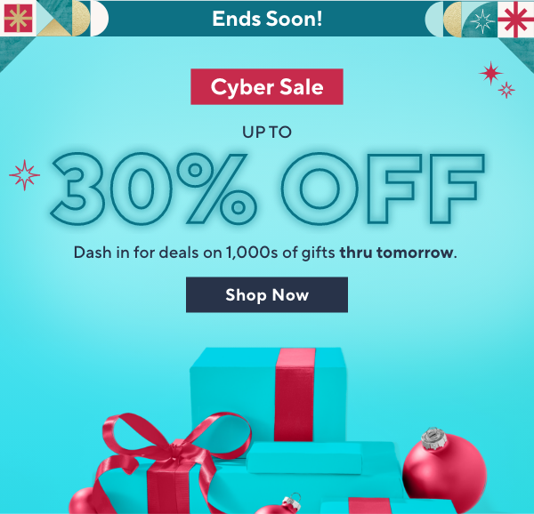 cyber sale ends soon 