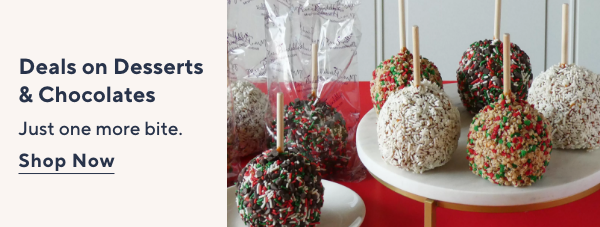 deals on desserts and chocolates