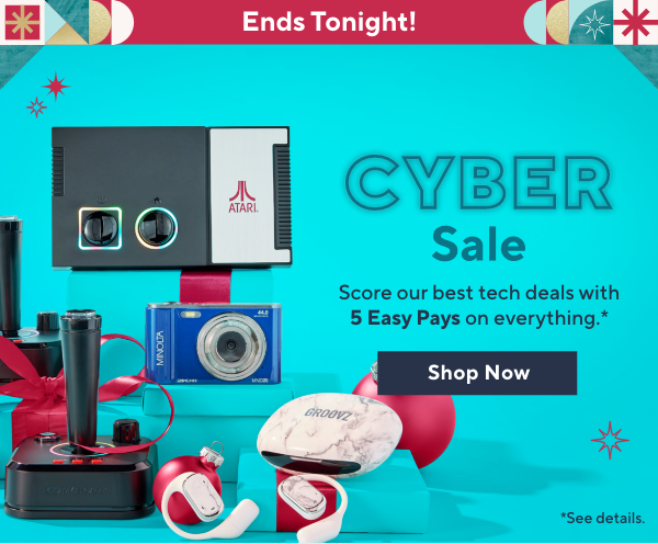 cyber sale ends tonight!
