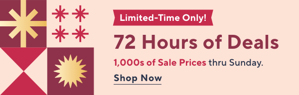 72 hours of deals