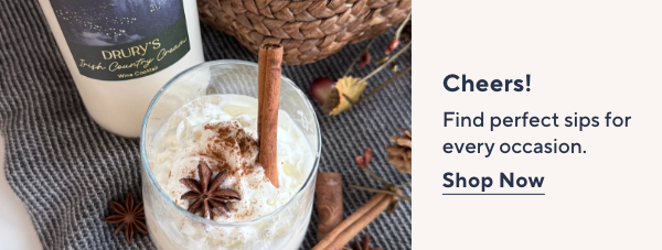 cheers! find perfect sips for every occasion