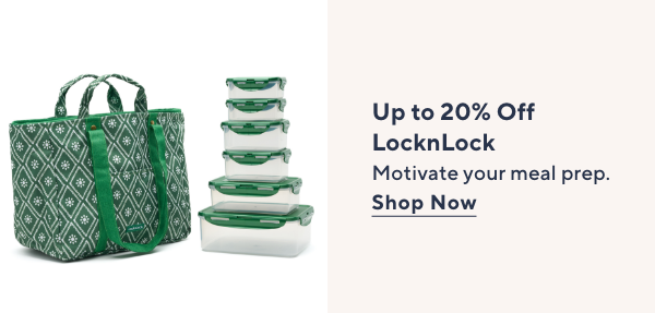 up to 20% off LocknLock
