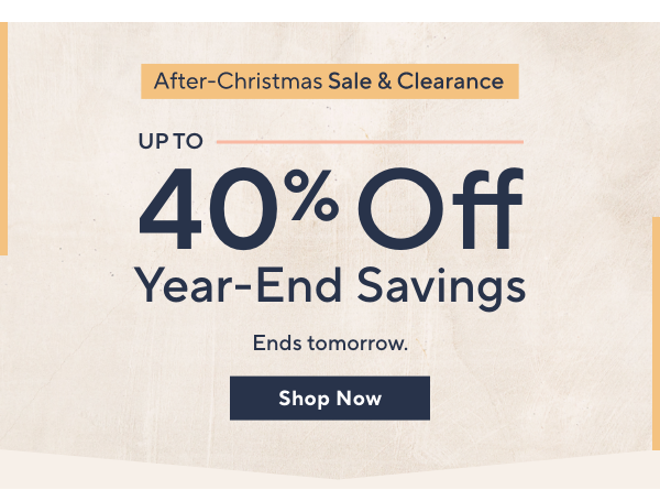 after-christmas sale and clearance