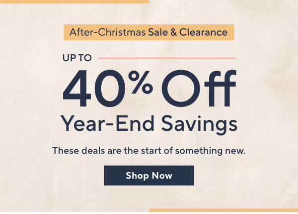 after-christmas sale and clearance
