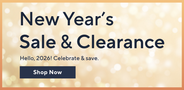 new years sale & clearance