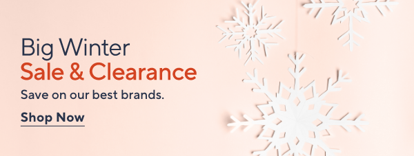 big winter sale & clearance