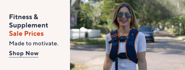 fitness & supplements sale prices