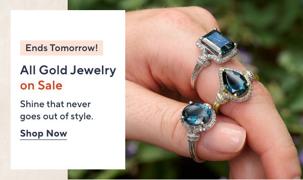 gold jewelry on sale