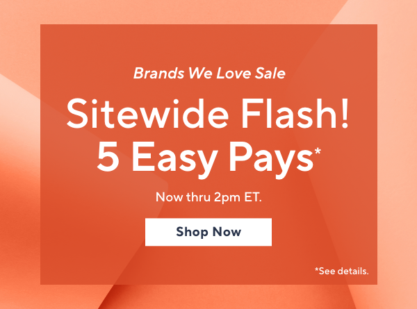 sitewide flash sale