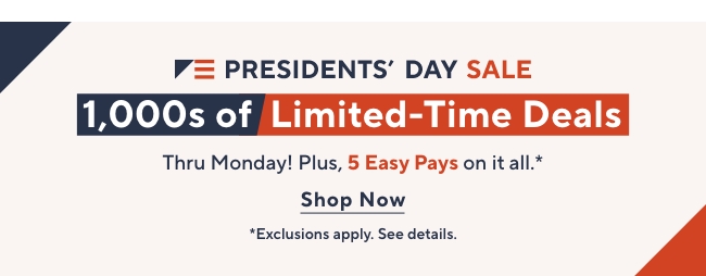 Presidents Day Sale