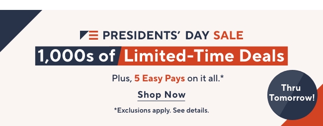 pres day sale