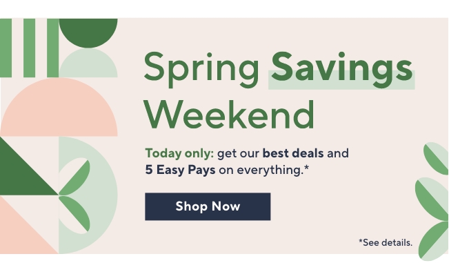 Spring Savings