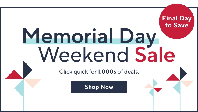 Memorial Day Sale 