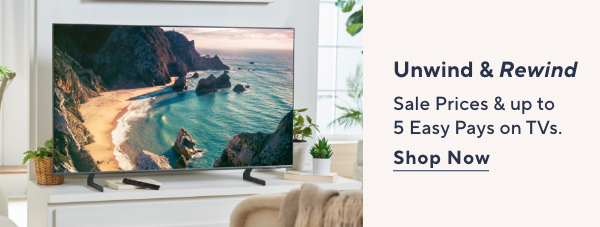 Sale Prices & up to 5 easy pays on TVS