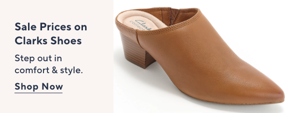 Sale Prices on Clarks Shoes 